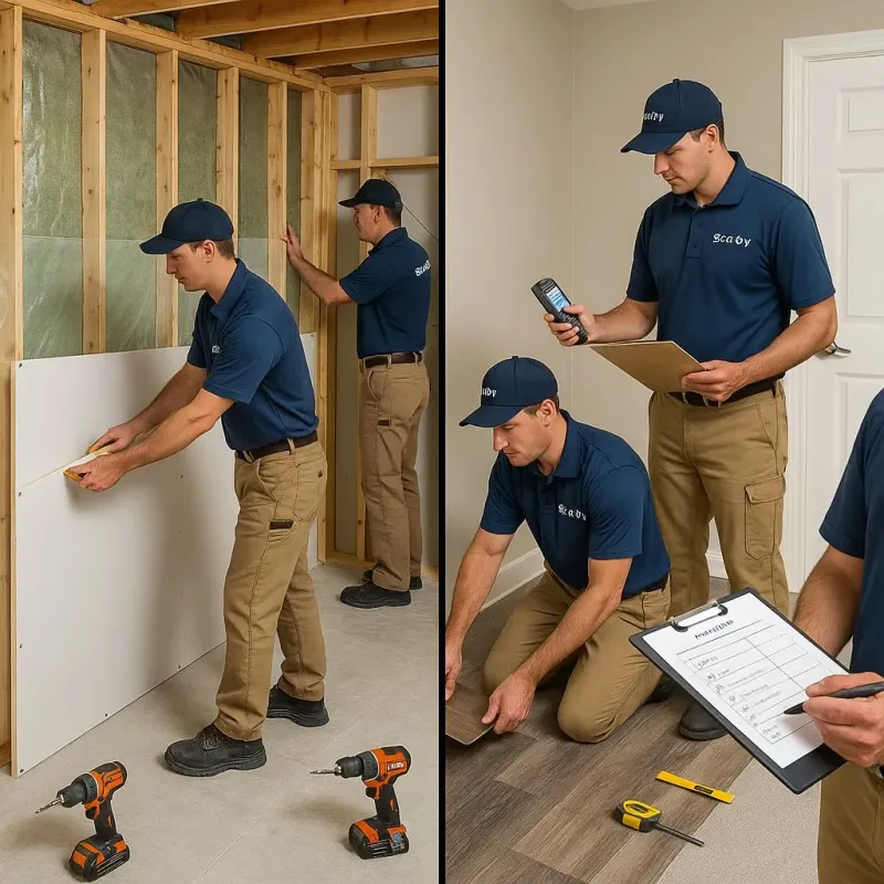 Repairs and Reconstruction process in Athens, TX